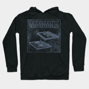 Jimmy Eat World Technical Drawing Hoodie